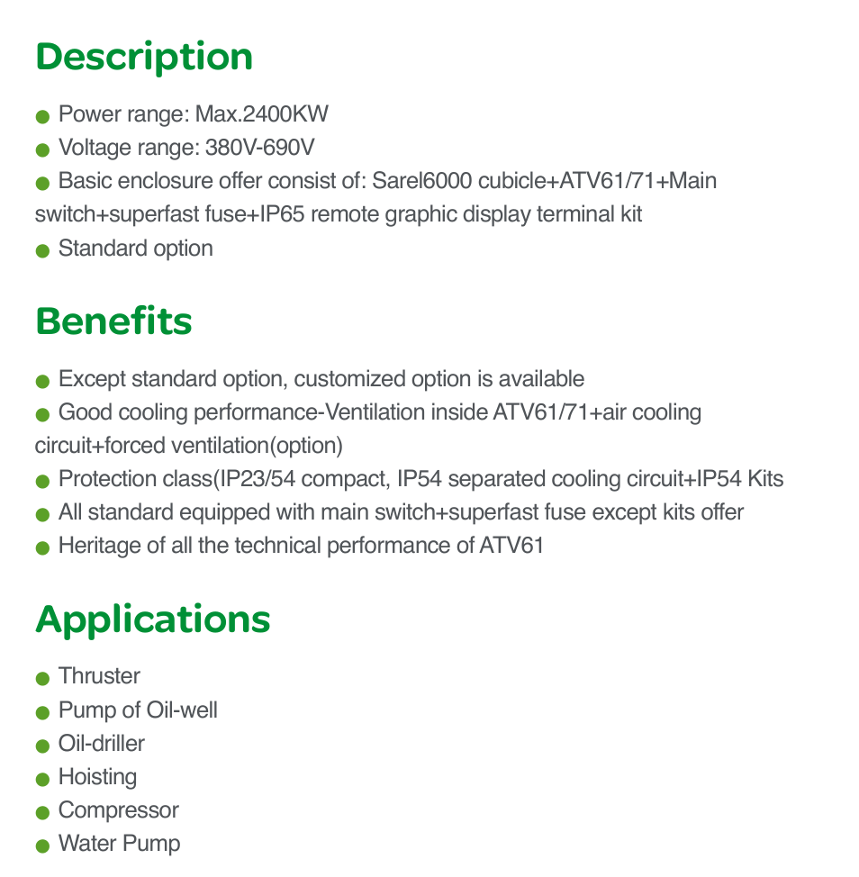 Influx Control Enclosure VSD Solution for Motor Control & Protection(690V) - INFLUX Co ...